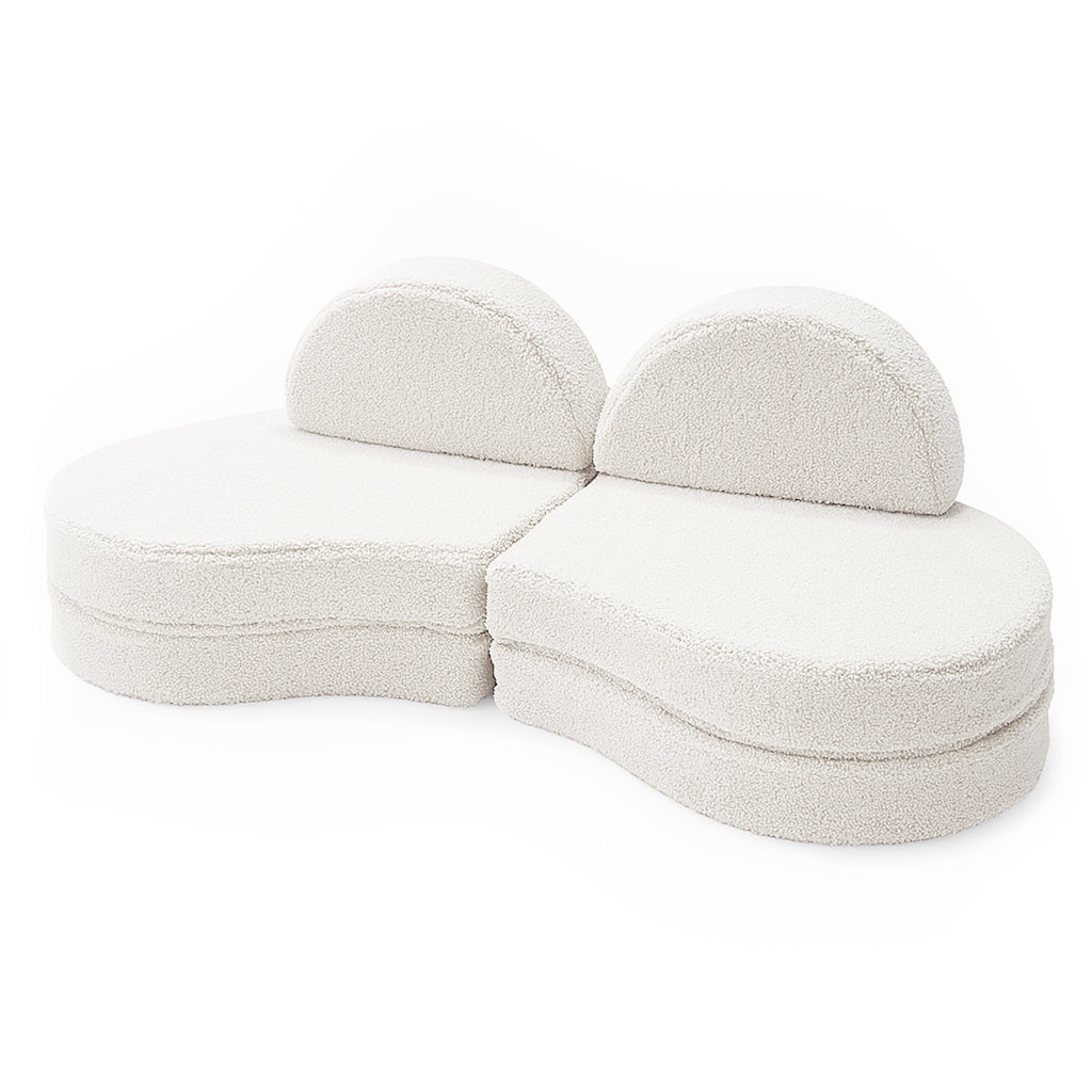 MeowBaby Spielsofa Coccolo Bearly - creme/weiß