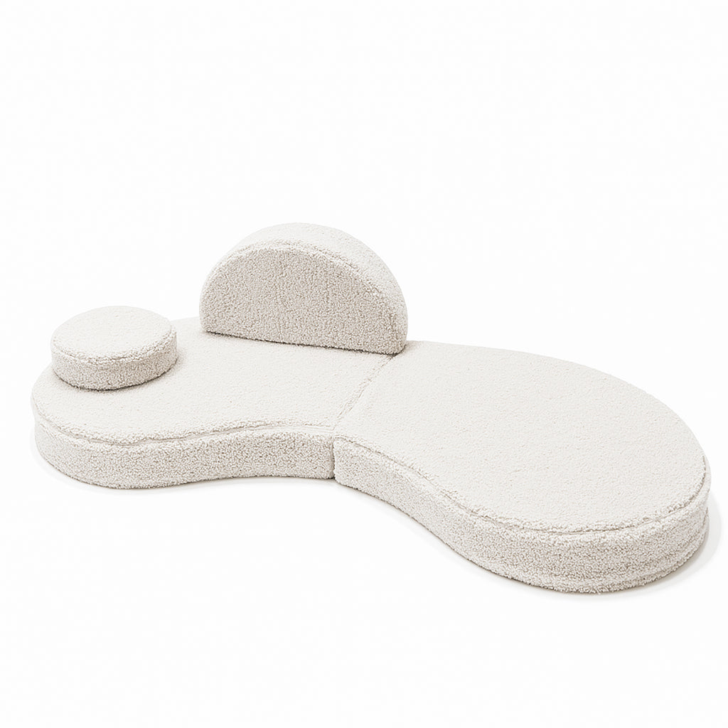 MeowBaby Spielsofa Coccolo Bearly - creme/weiß