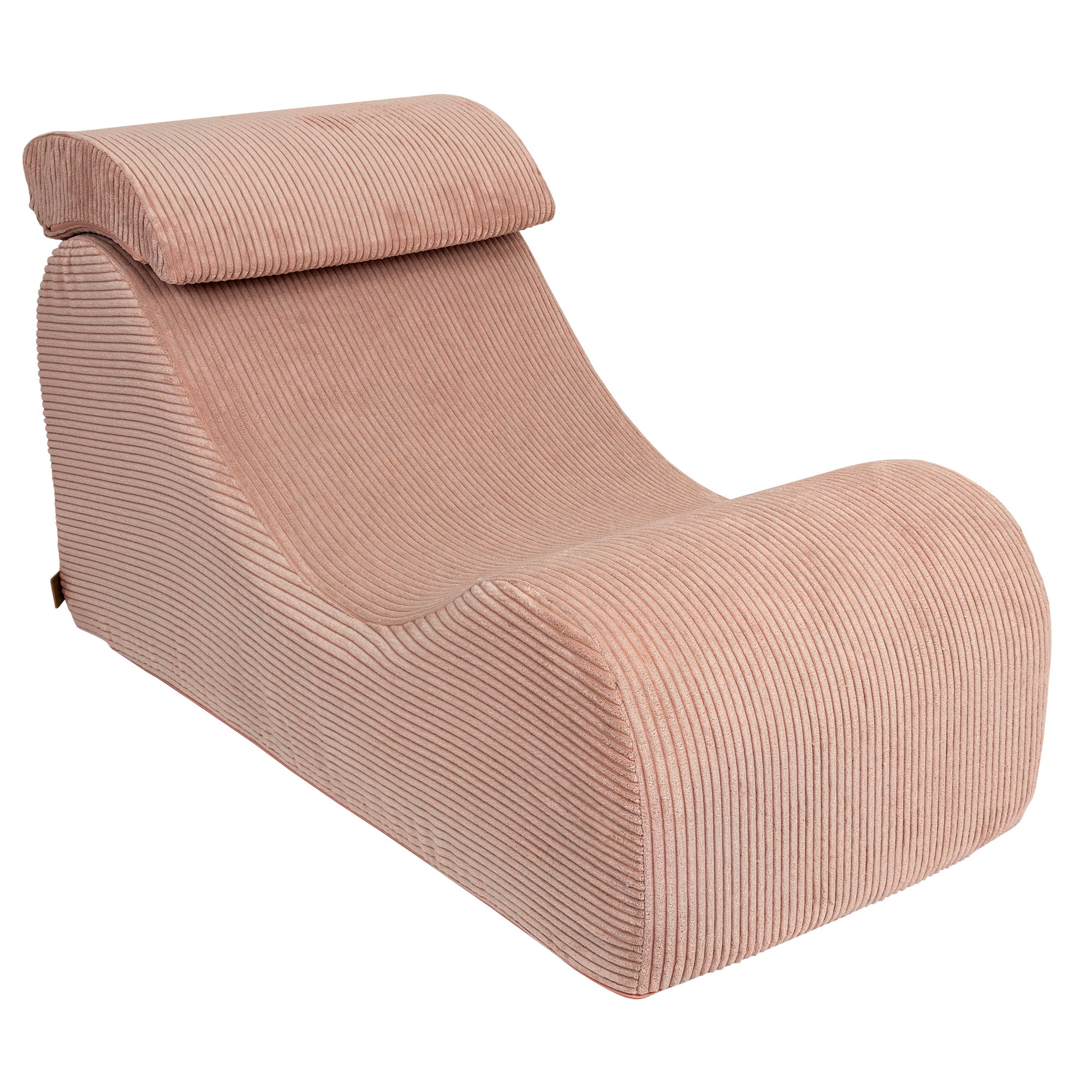 MeowBaby Sitzsack Wave Lounger Aesthetic - powder pink