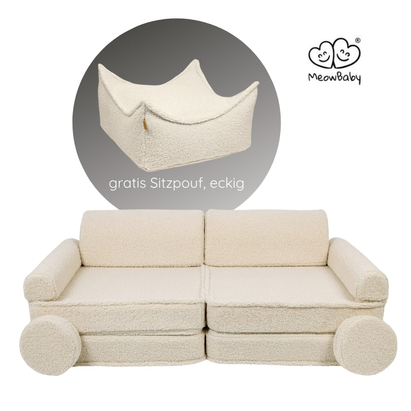 MeowBaby Spielsofa Bearly - cream