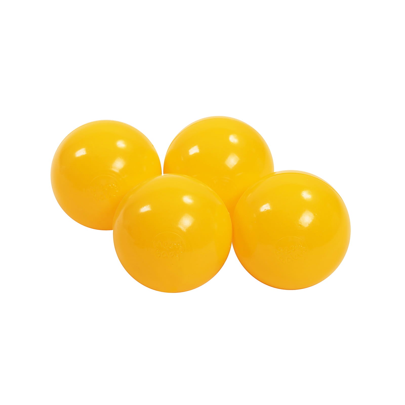 MeowBaby Ballset für Bällebad, 7cm, 50 Stck: Gelb