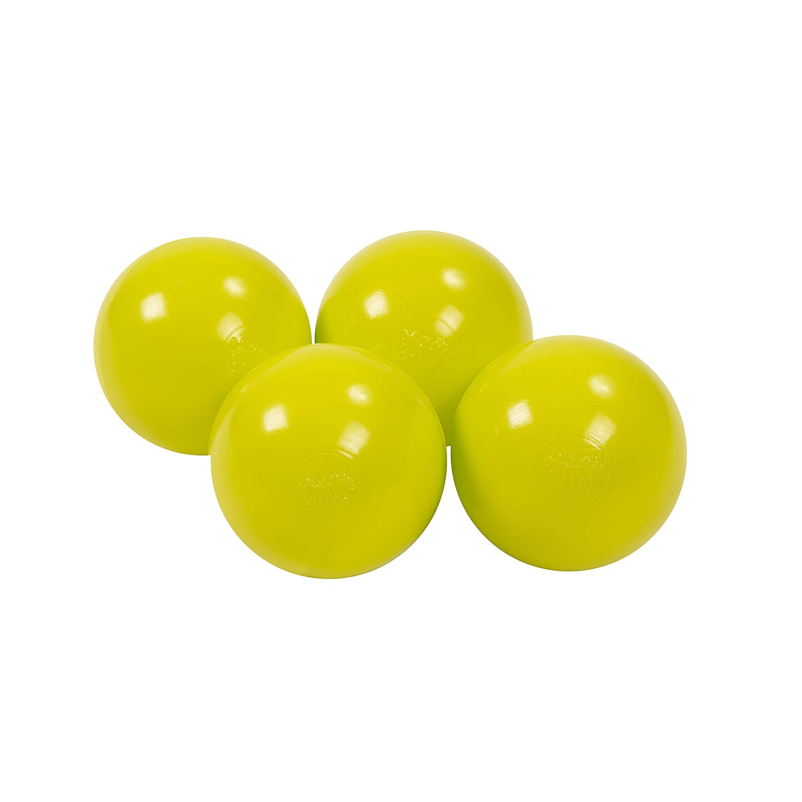 MeowBaby Ballset für Bällebad, 7cm, 50 Stck: Limettengrün