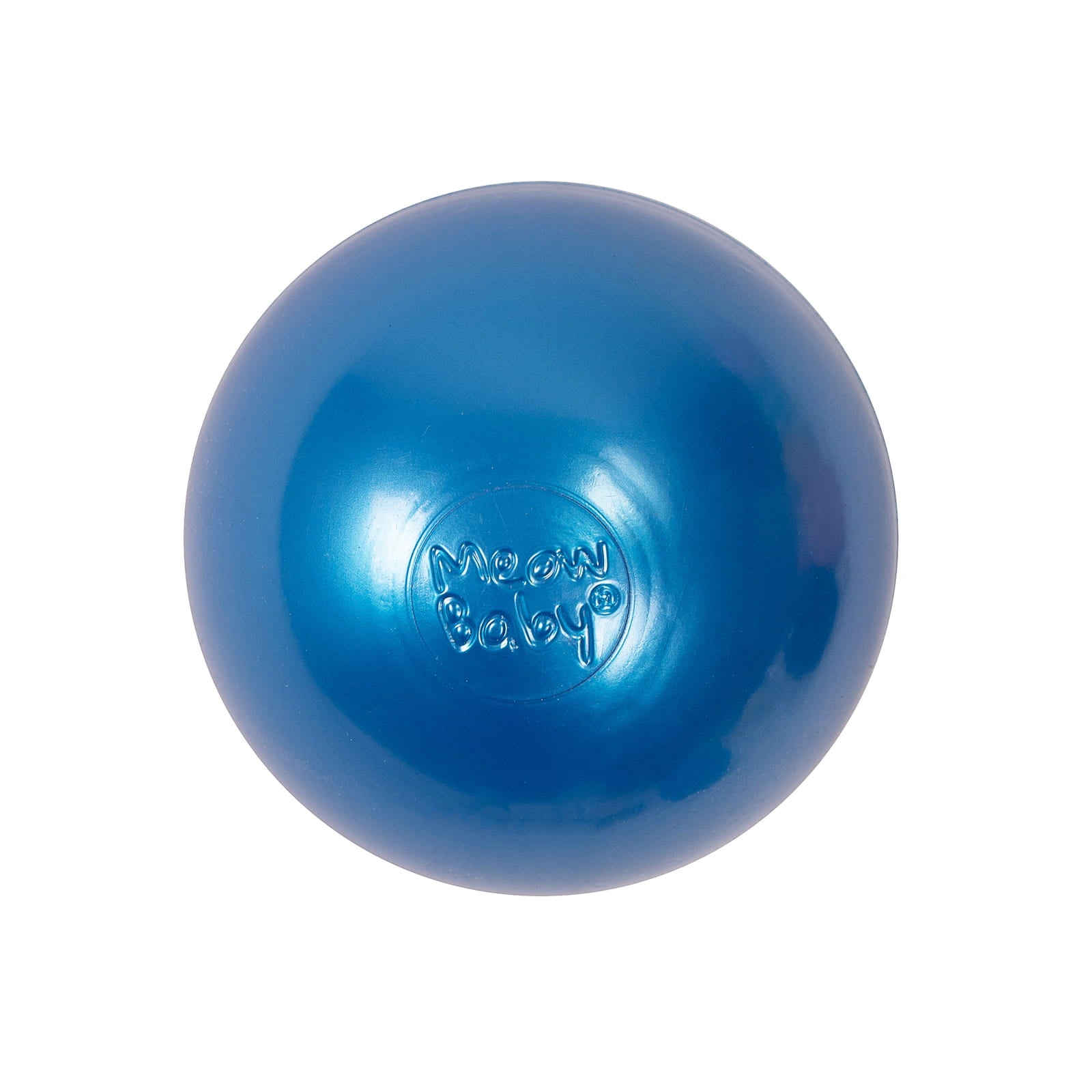 MeowBaby Ballset für Bällebad, 7cm, 50 Stck: blaue Perle