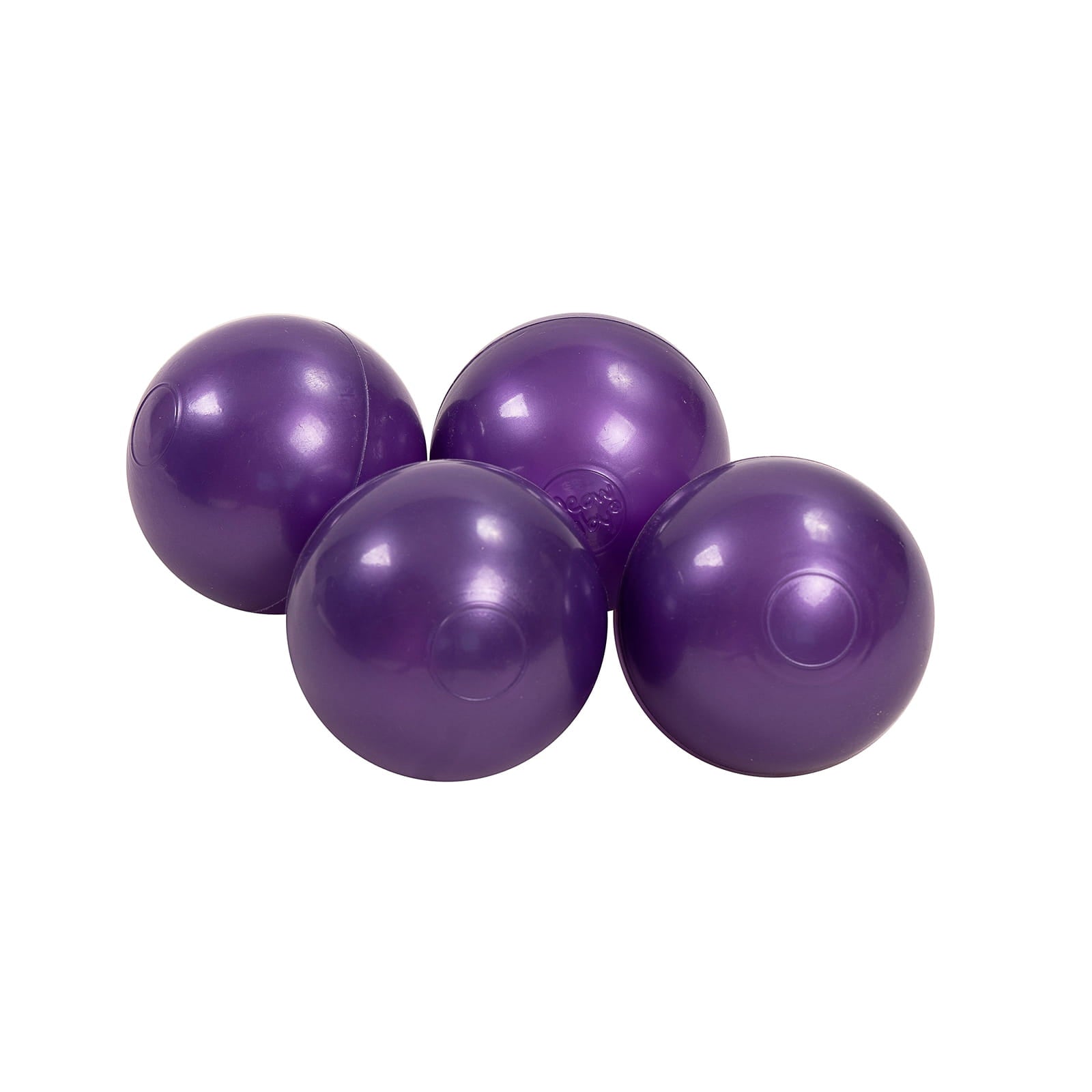 MeowBaby Ballset für Bällebad, 7cm, 50 Stck: violette Perle