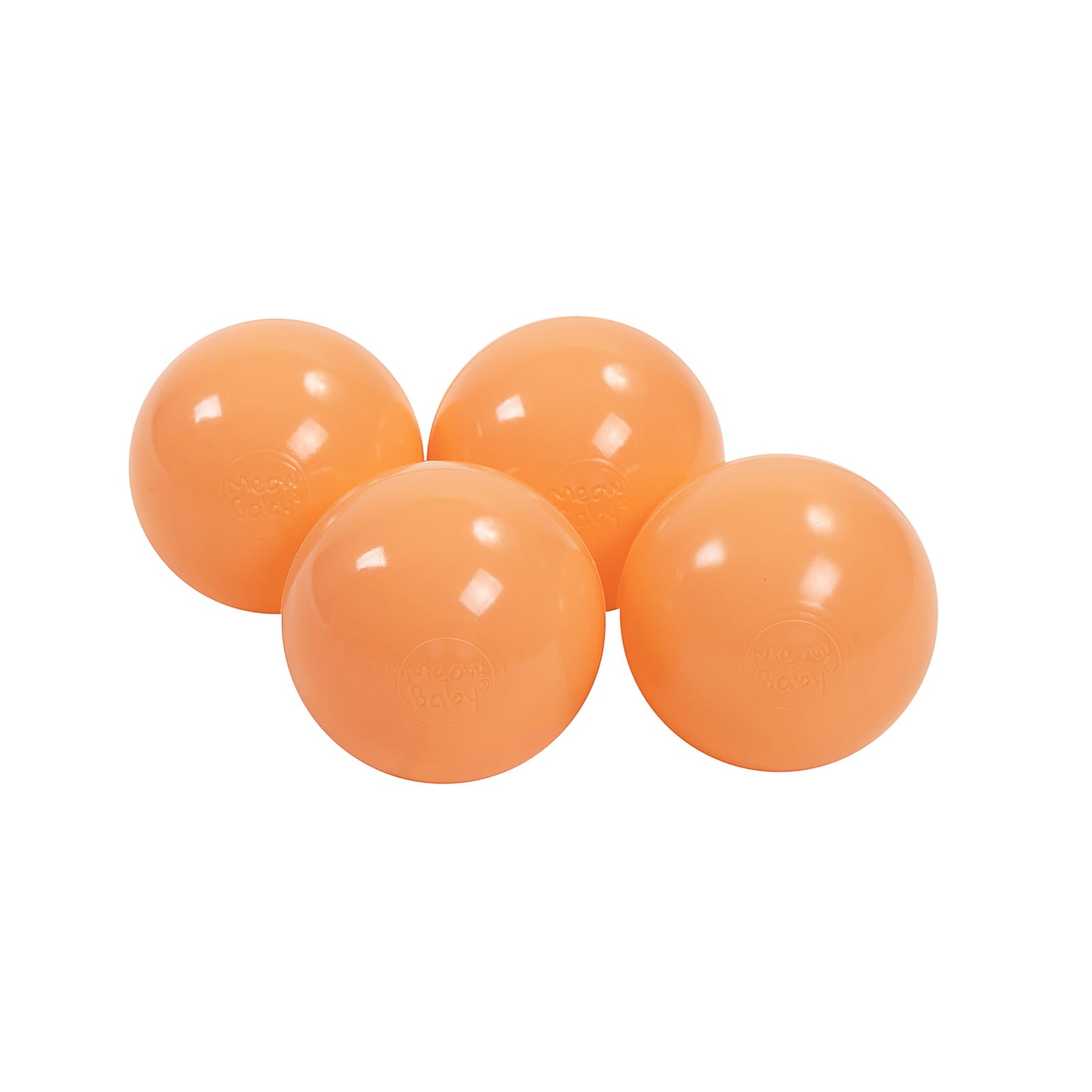 MeowBaby Ballset für Bällebad, 7cm, 50 Stck: Peach