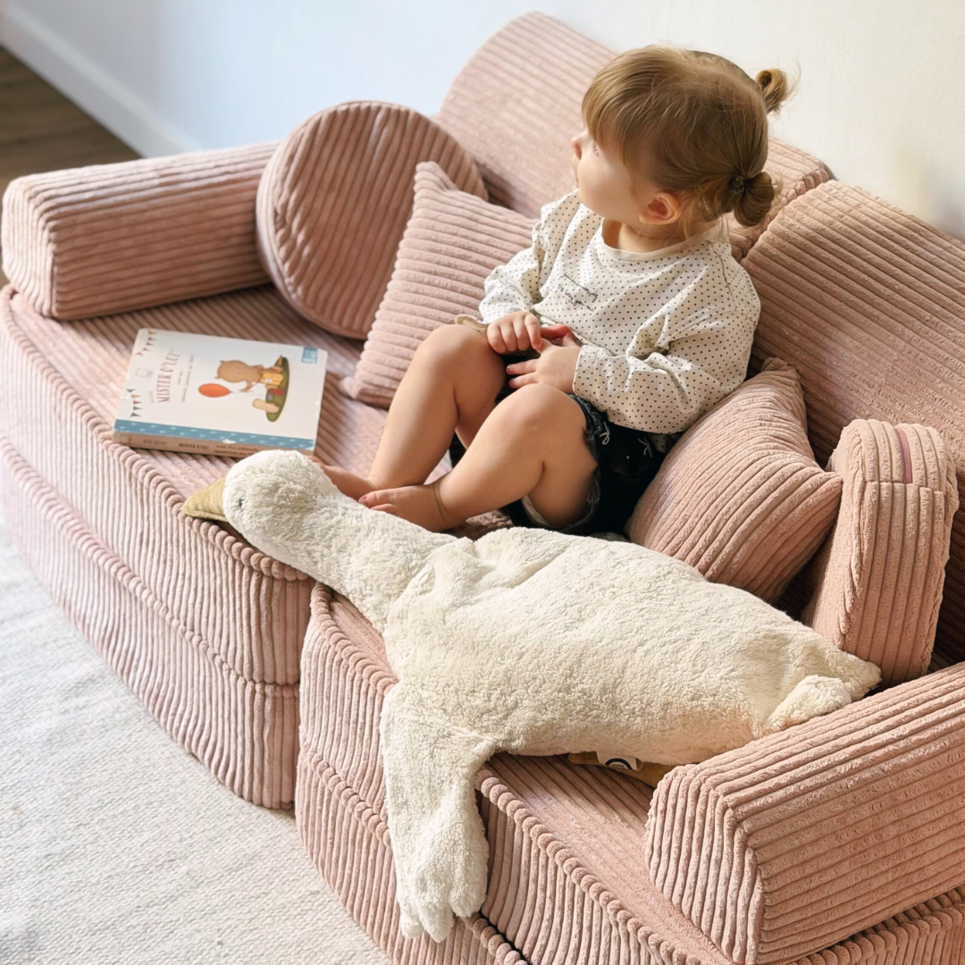 MeowBaby Spielsofa Ästhetik Cord Mini Plus - Classic Cord Edition