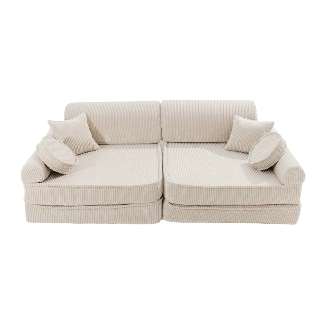 MeowBaby Spielsofa Ästhetik Cord - ecru/beige