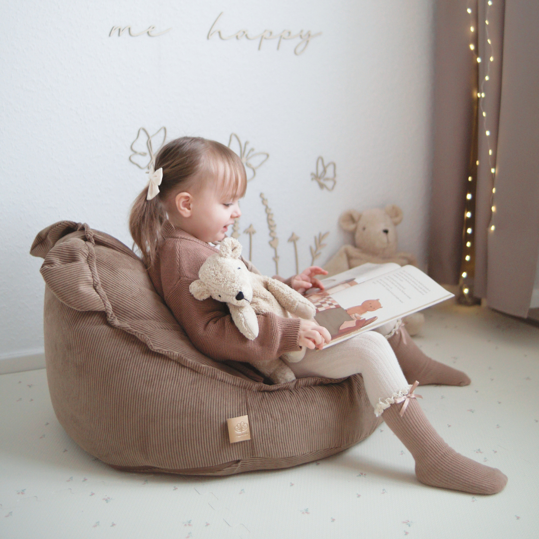 MeowBaby Sitzsack Bär Cord Premium