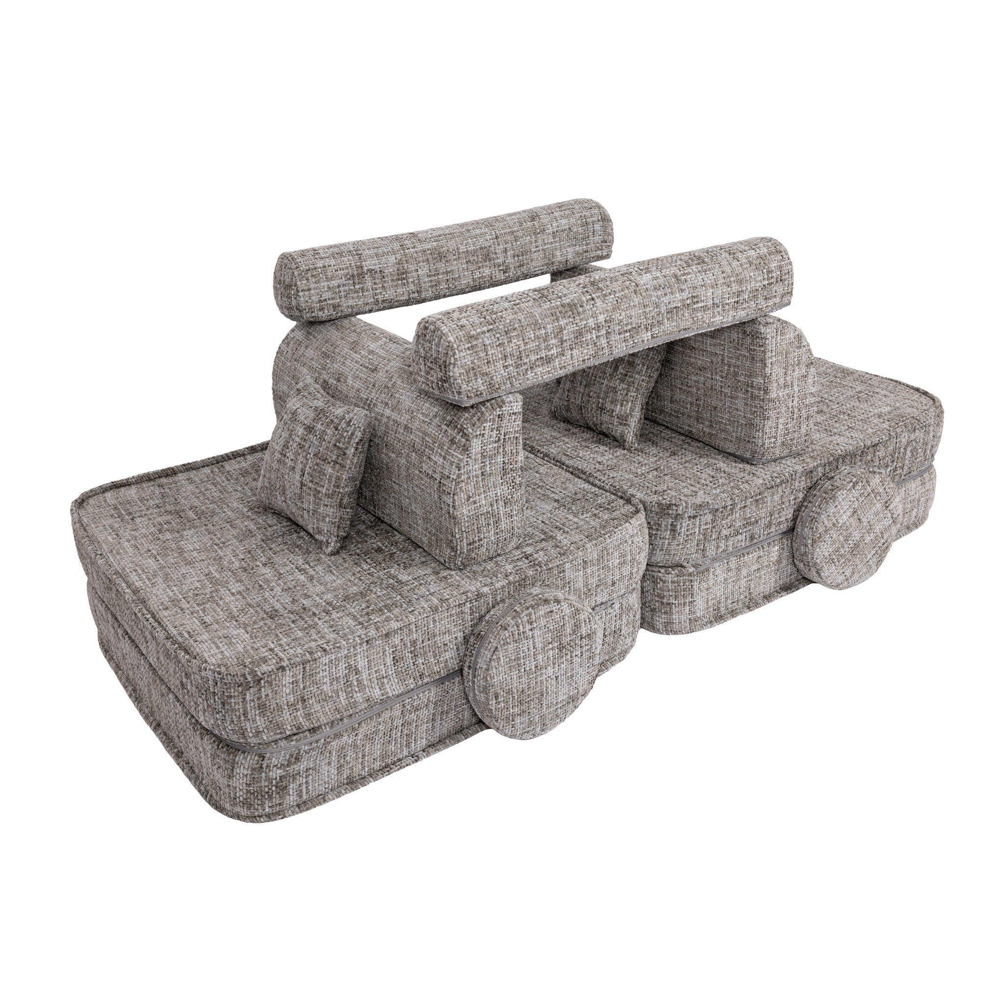 Meowbaby Tangle Kids Play Sofa - Modular Play Couch | 8 Pieces