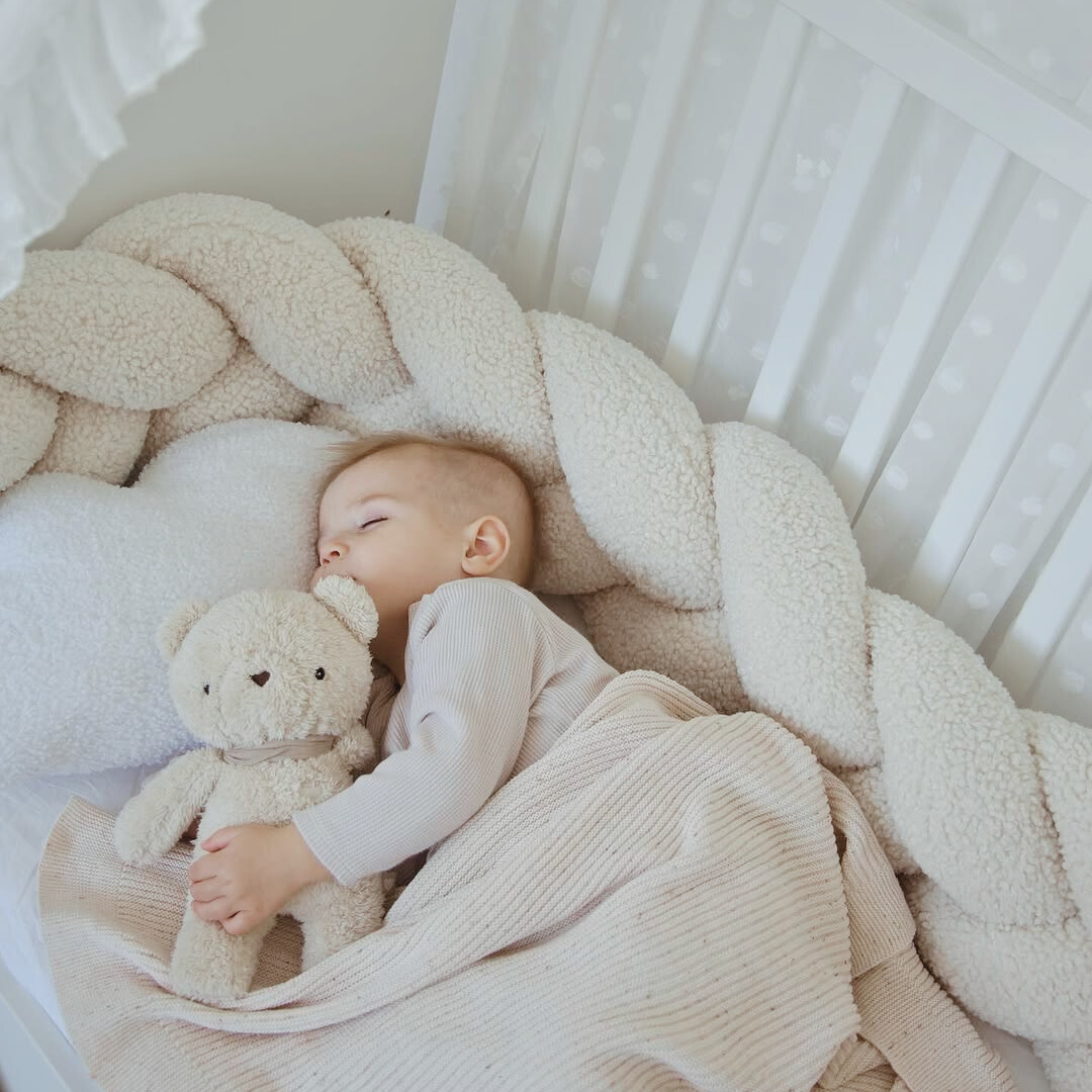 MeowBaby Geflochtene Bettschlange Bearly, 2 m