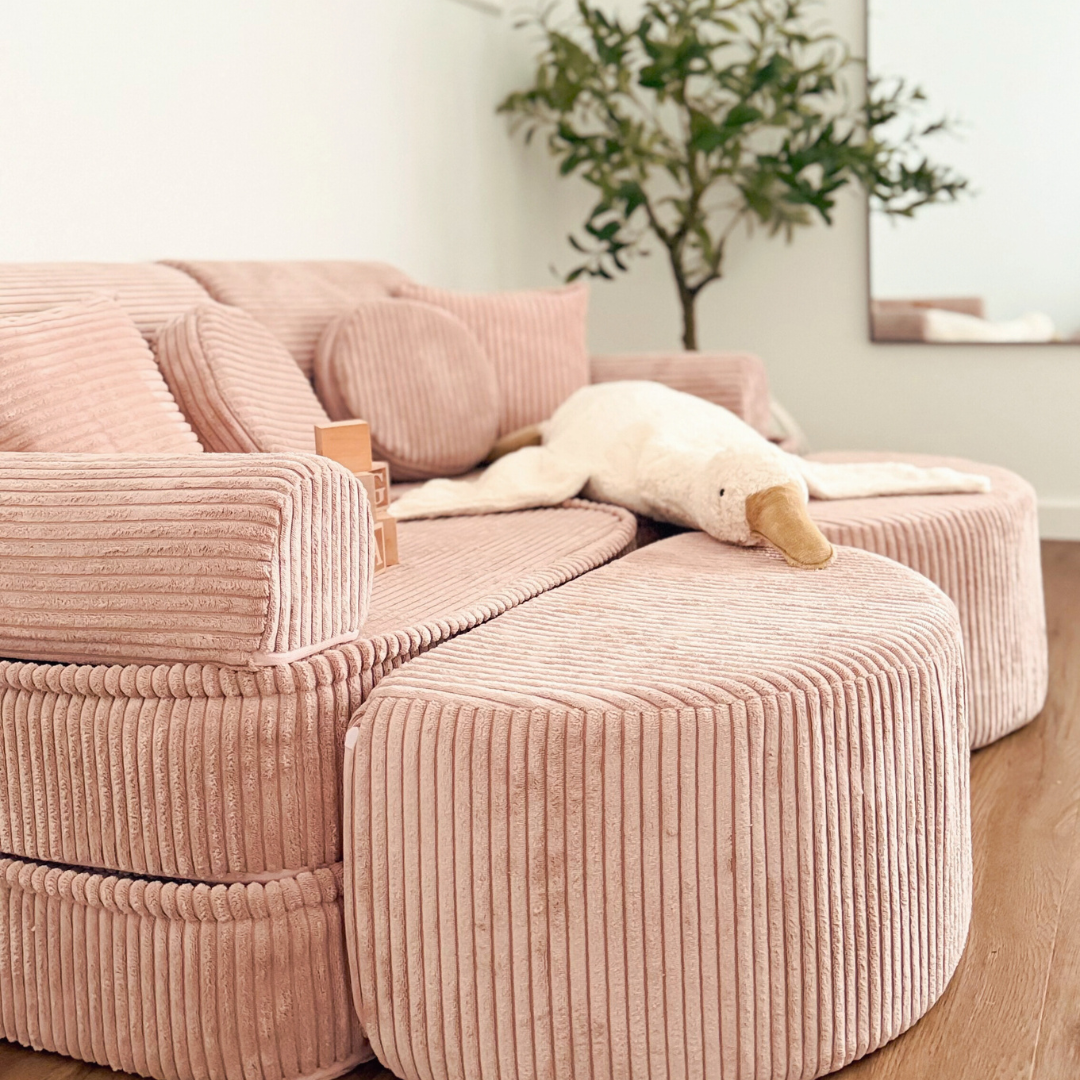 MeowBaby Spielsofa Ästhetik Cord Mini Max - Classic Cord Edition