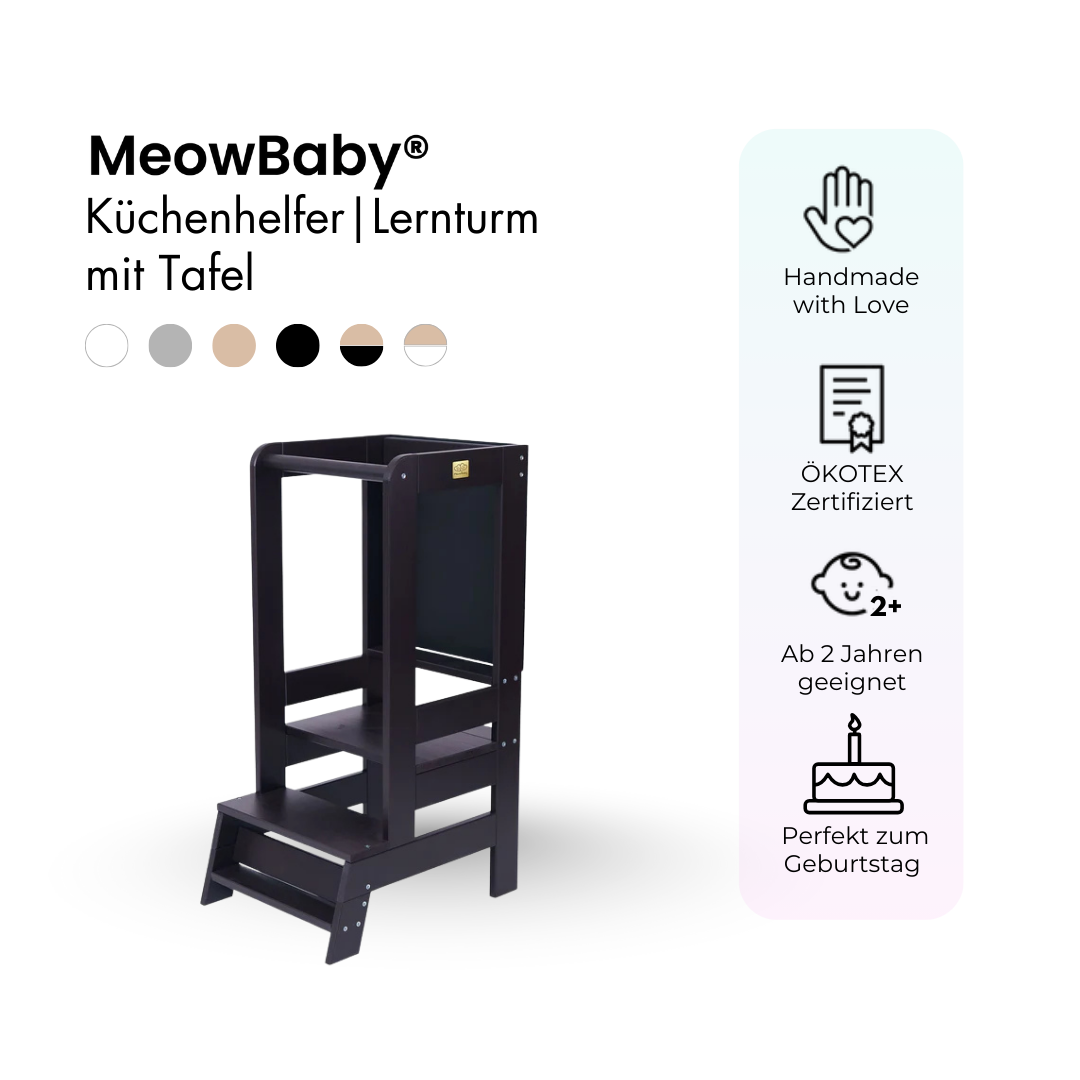 MeowBaby Lernturm/Küchenhelfer mit Tafel