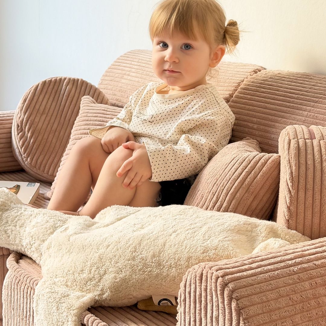MeowBaby Spielsofa Ästhetik Cord Mini Plus - Classic Cord Edition