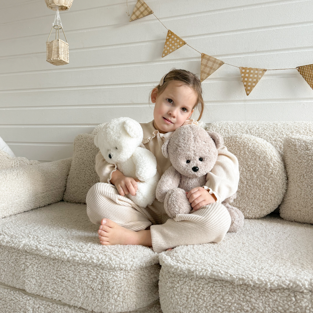 MeowBaby Play Sofa Mini Plus Bearly - beige/cream