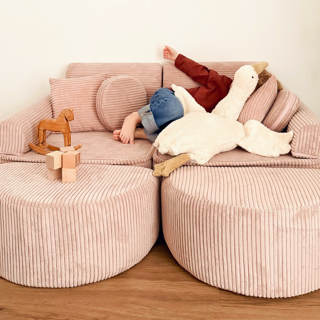MeowBaby Spielsofa Ästhetik Cord Mini Max - Classic Cord Edition