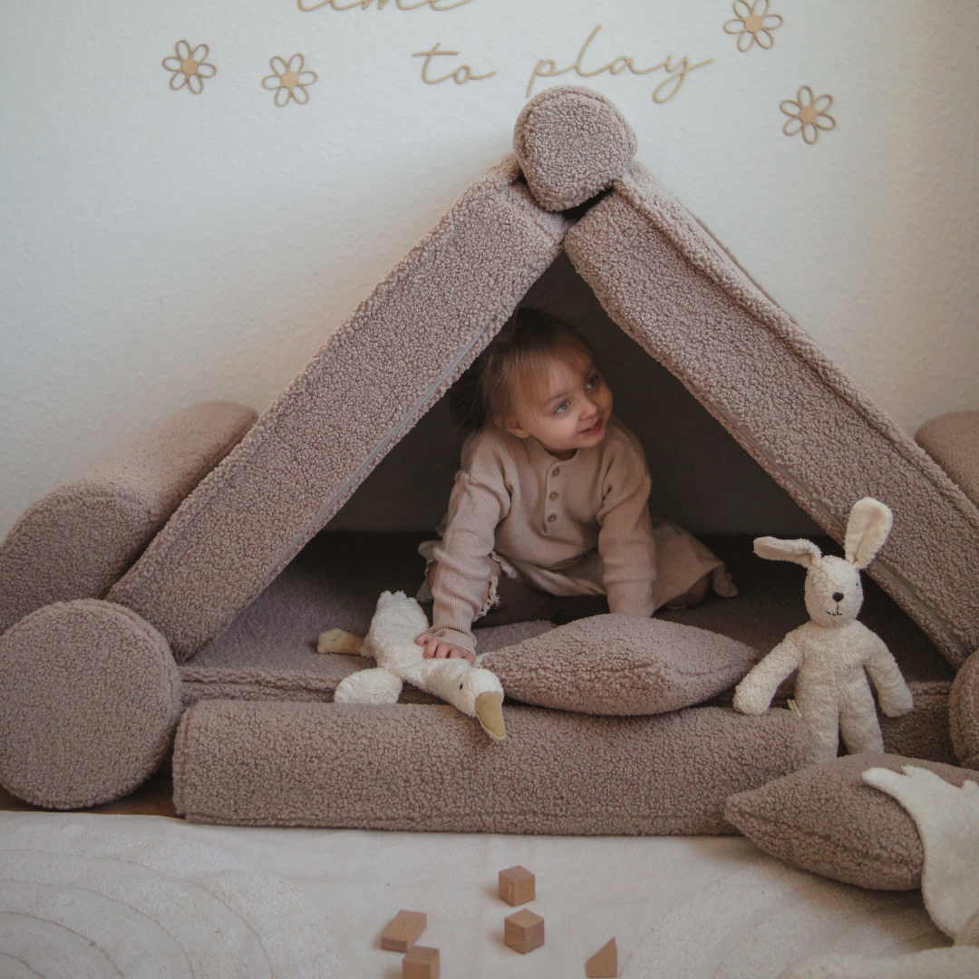 MeowBaby Play Sofa Bearly - beige/cream