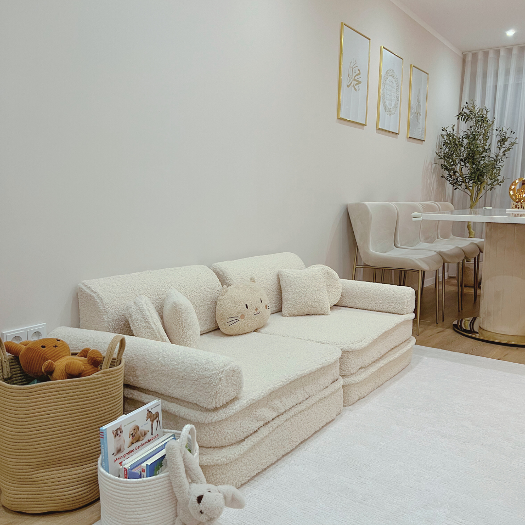 MeowBaby Spielsofa Bearly - beige/creme