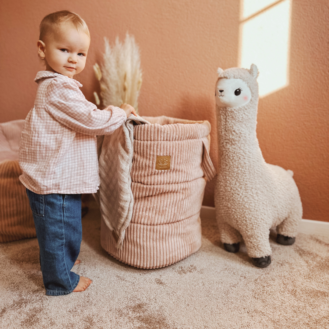 MeowBaby Spielzeugtonne Ästhetik Cord - Classic Cord Edition