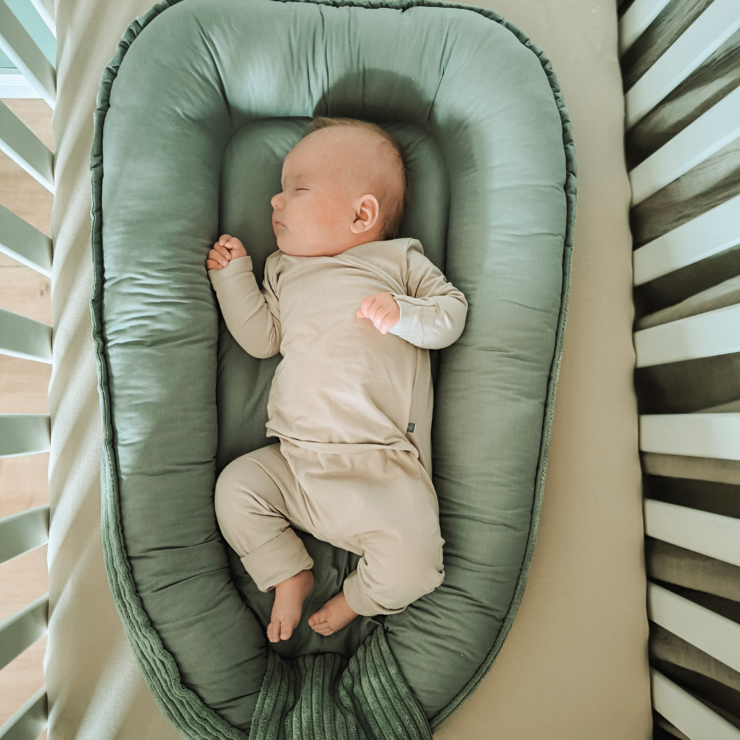 MeowBaby Babynestchen Ästhetik Cord für Neugeborene - Classic Cord Edition