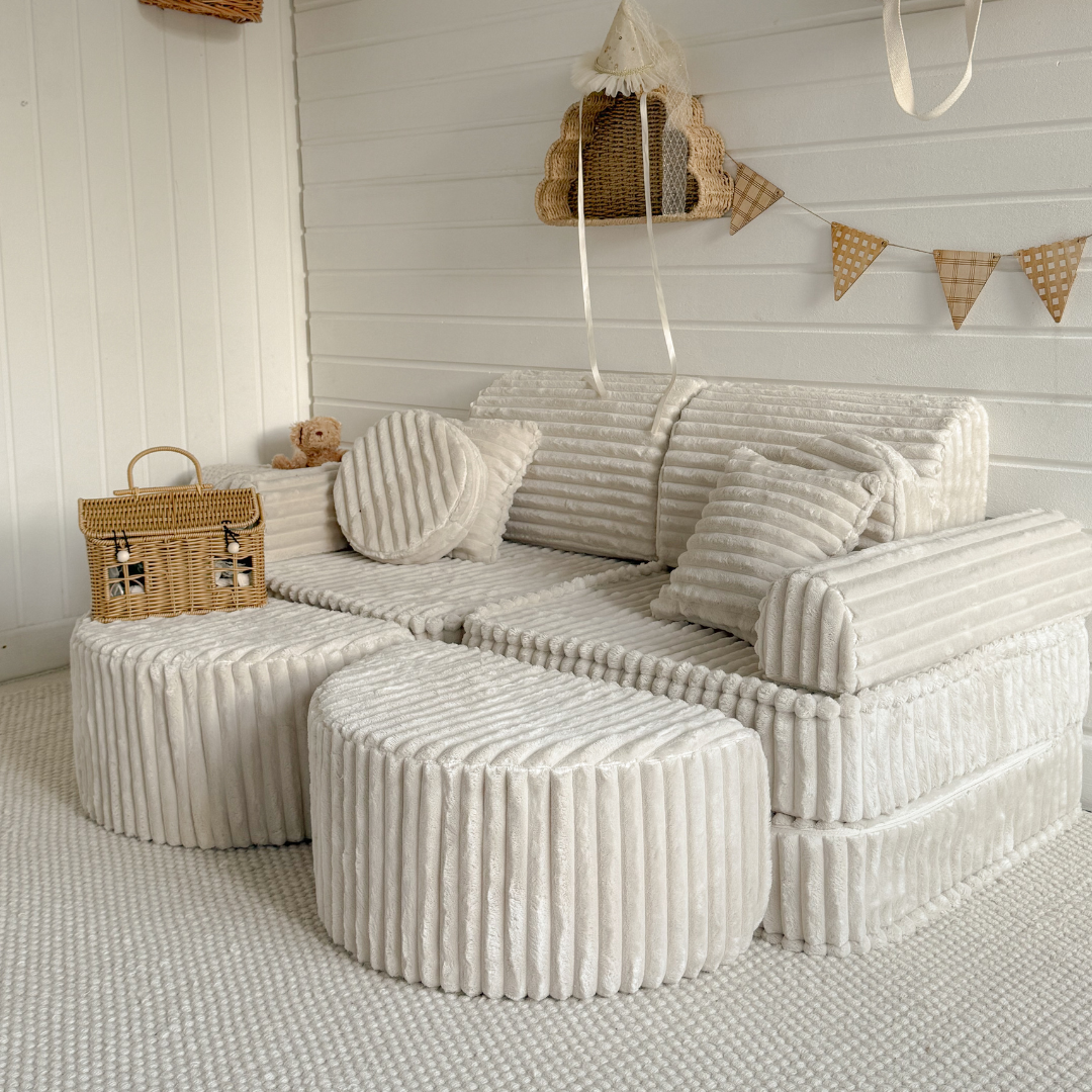 MeowBaby Spielsofa Mini Max Churros - Plüschcord Edition