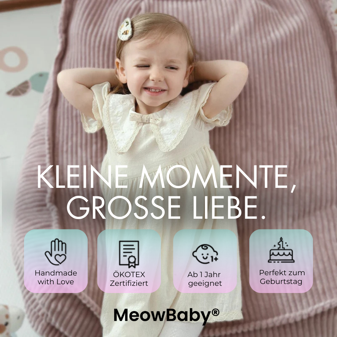 MeowBaby Beanbag Aesthetic Corduroy Square - ecru/beige 