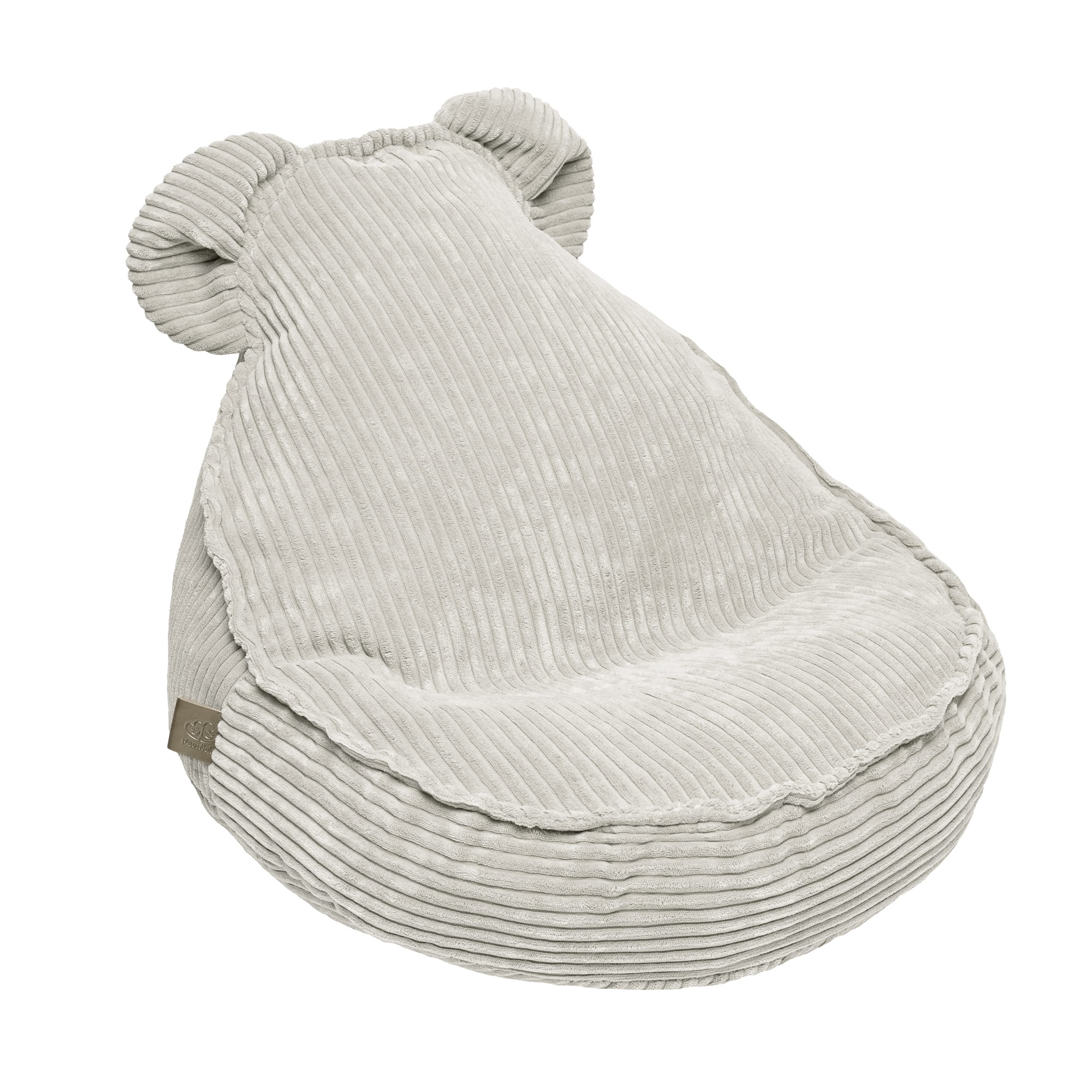 MeowBaby Sitzsack Ästhetik Cord Bär - ecru/beige