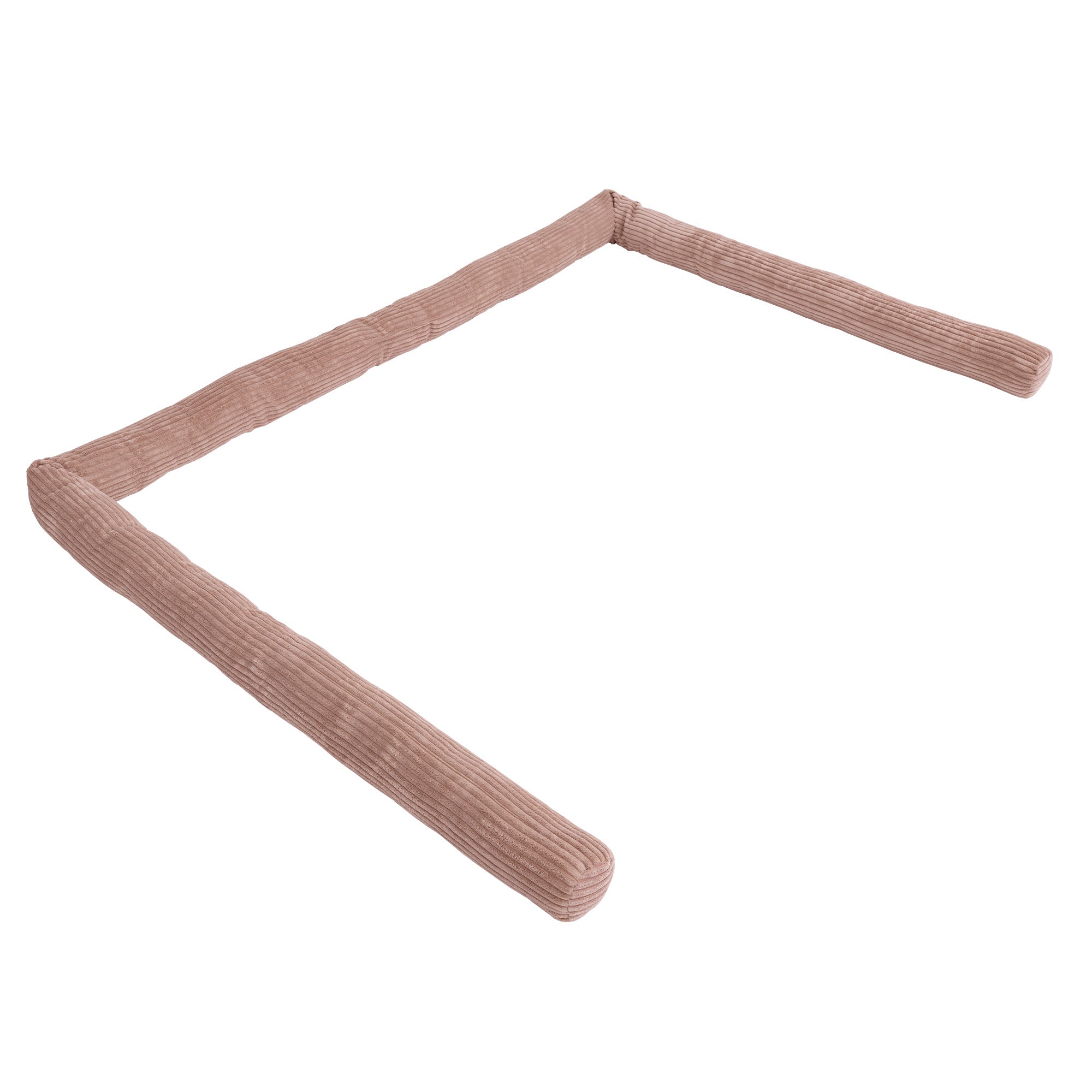 MeowBaby Bettschlange Cord, 3 m - Ästhetik powder pink