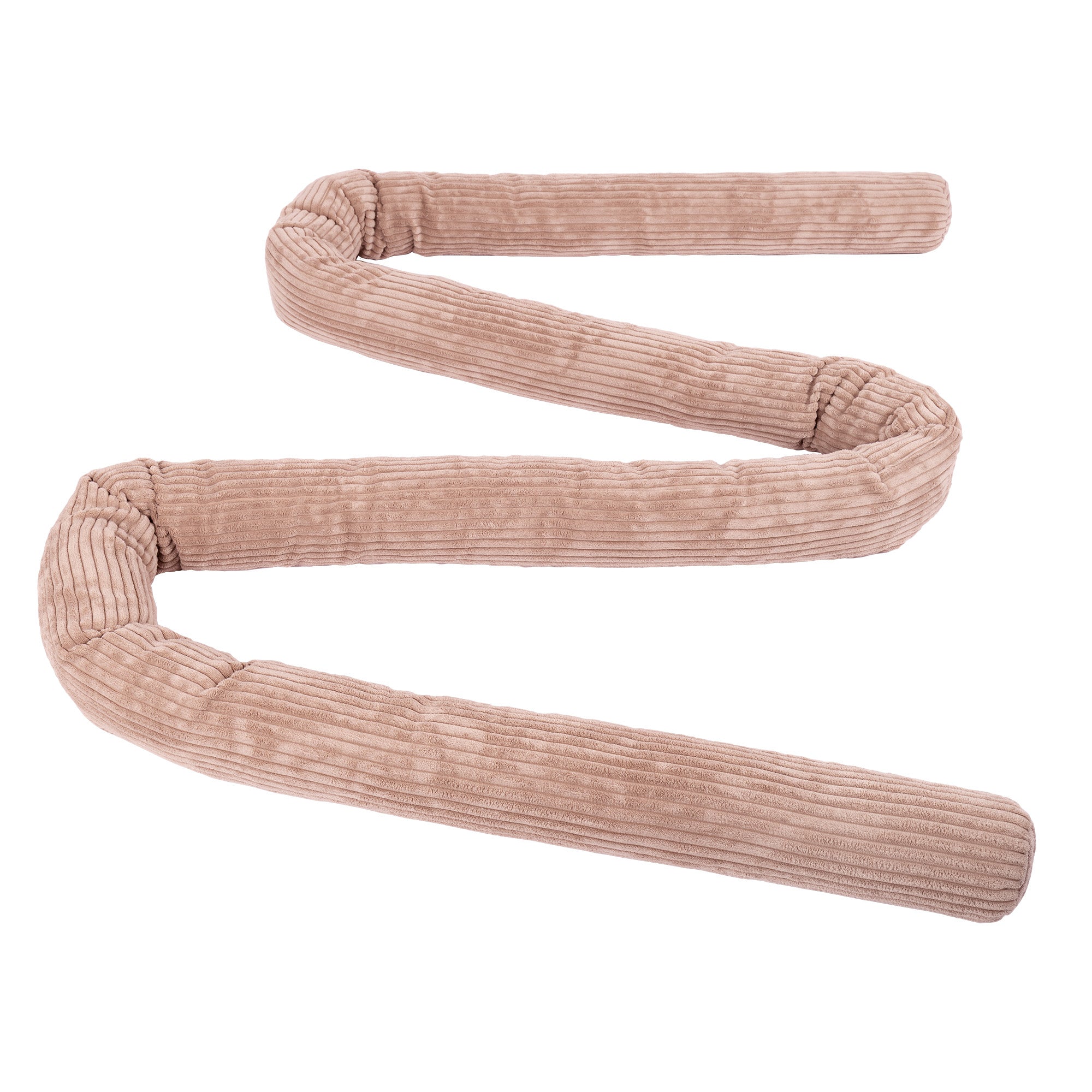MeowBaby Bettschlange Cord, 1,5 m - Ästhetik powder pink