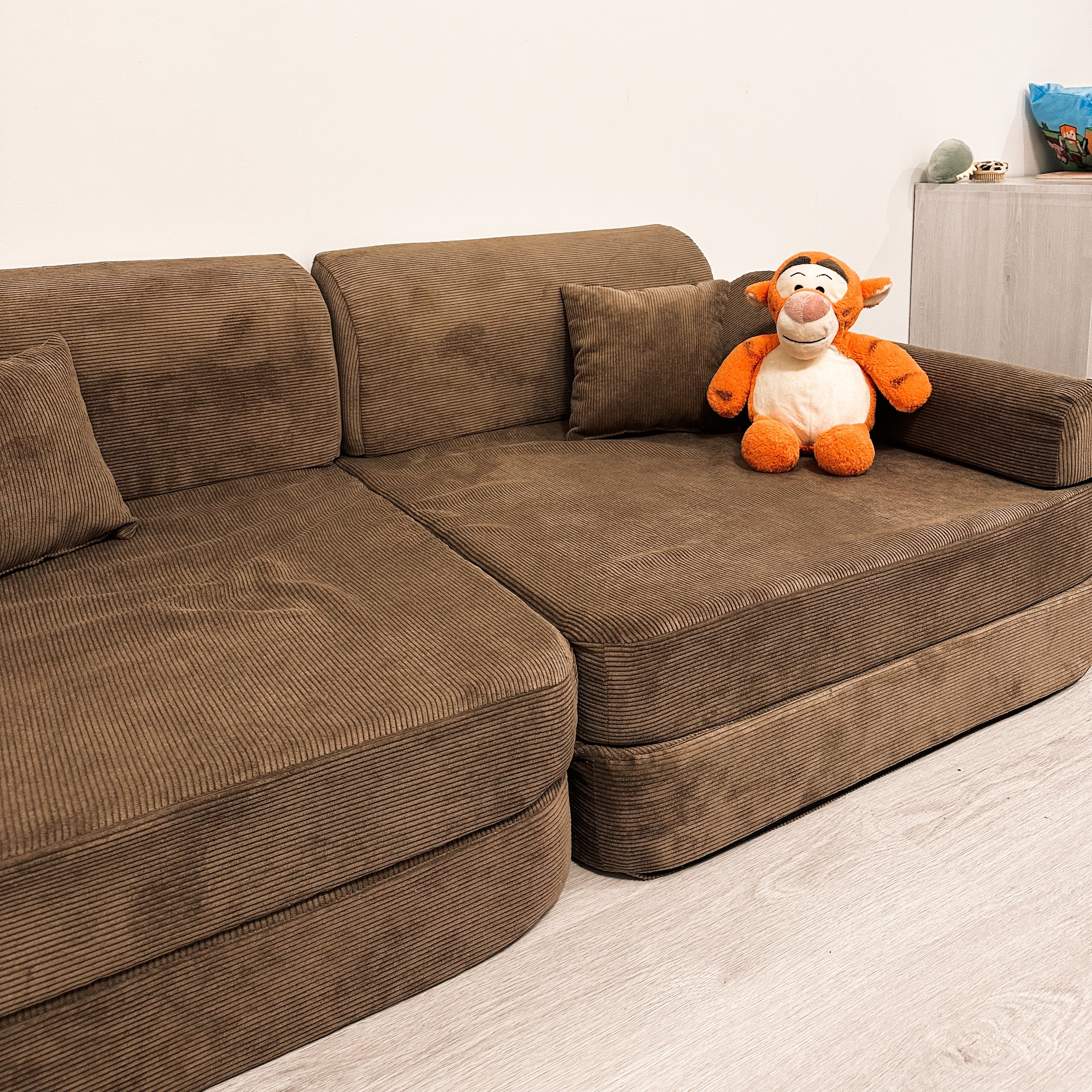 MeowBaby Spielsofa Cord Premium - braun