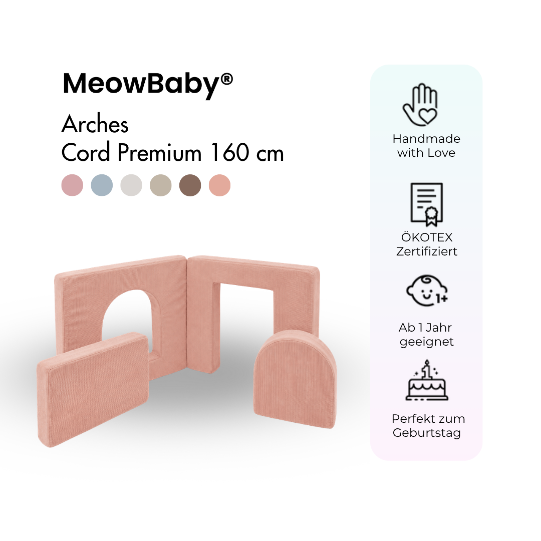 MeowBaby Arches Cord Premium 160 cm - Slim Cord Edition