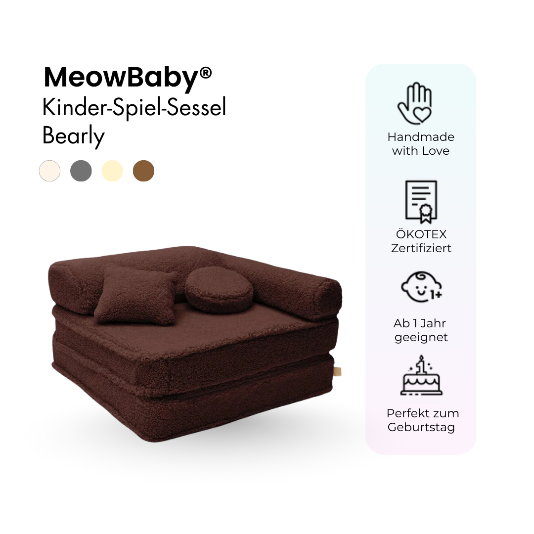 Meowbaby Kinder-Spiel-Sessel Bearly