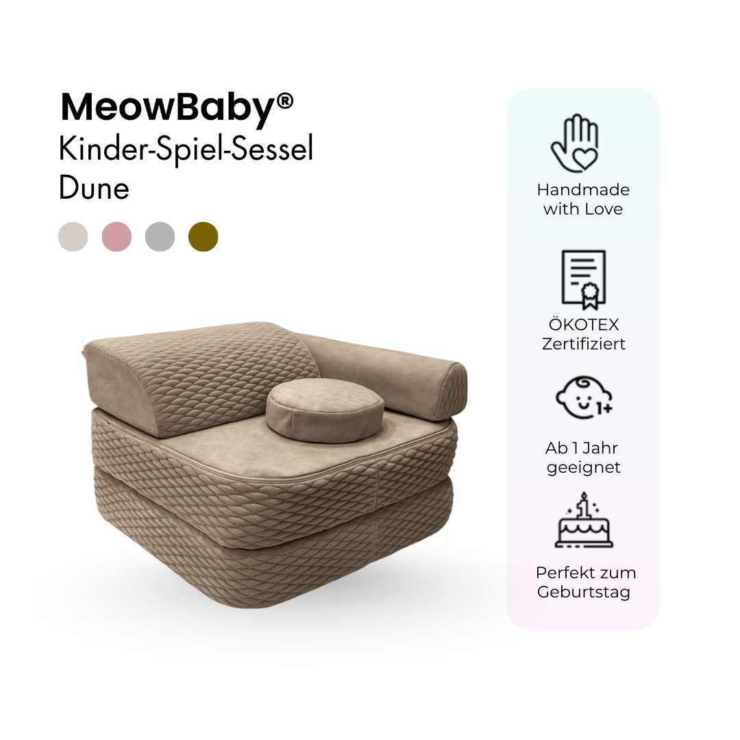 Meowbaby Kinder-Spiel-Sessel Dune