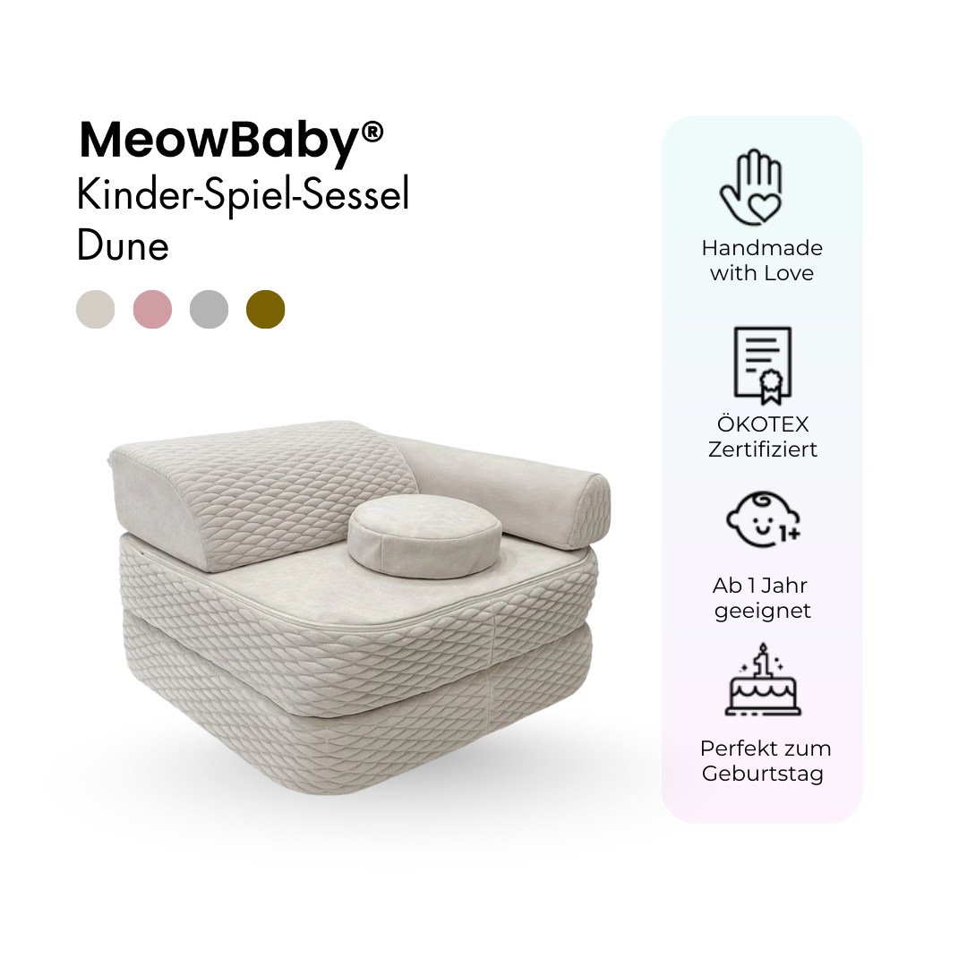 Meowbaby Kinder-Spiel-Sessel Dune