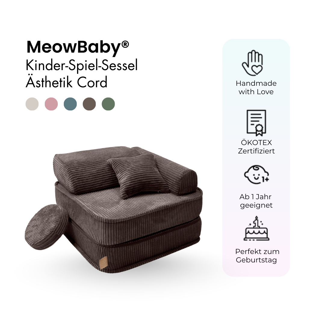 Meowbaby Kinder-Spiel-Sessel Ästhetik