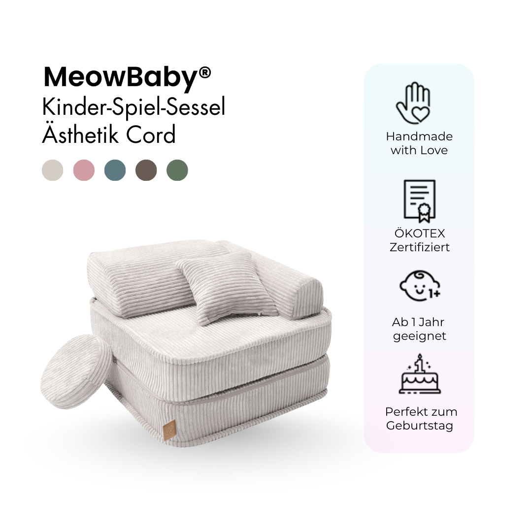 Meowbaby Kinder-Spiel-Sessel Ästhetik