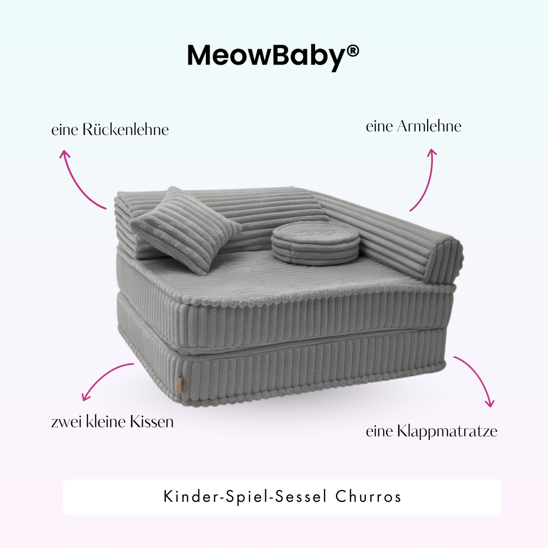 Meowbaby Kinder-Spiel-Sessel Churros