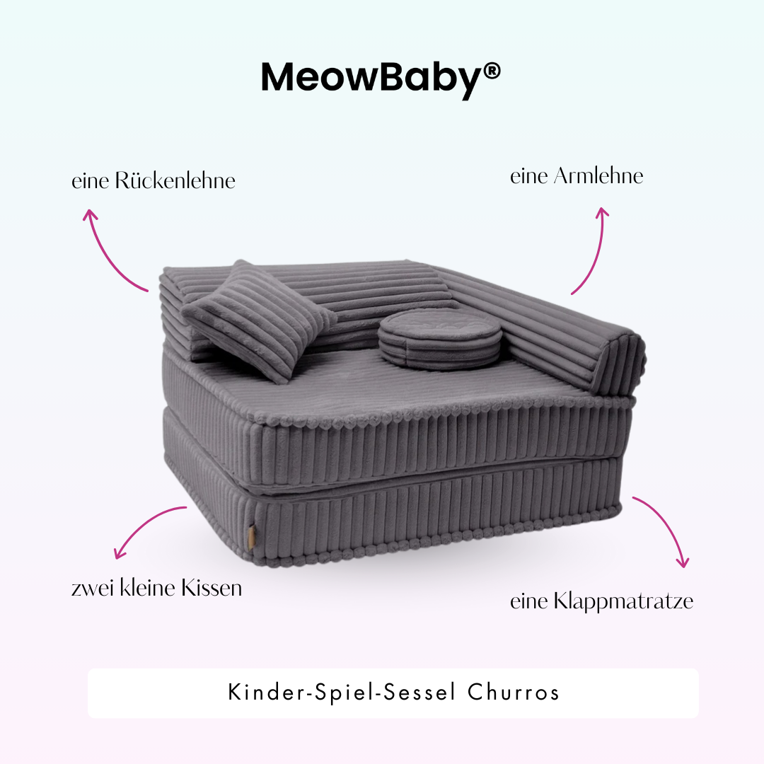 Meowbaby Kinder-Spiel-Sessel Churros