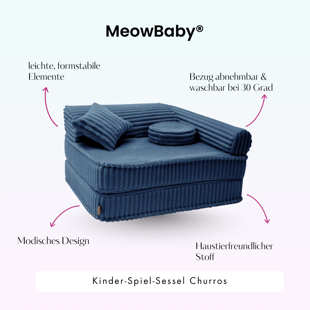 Meowbaby Kinder-Spiel-Sessel Churros