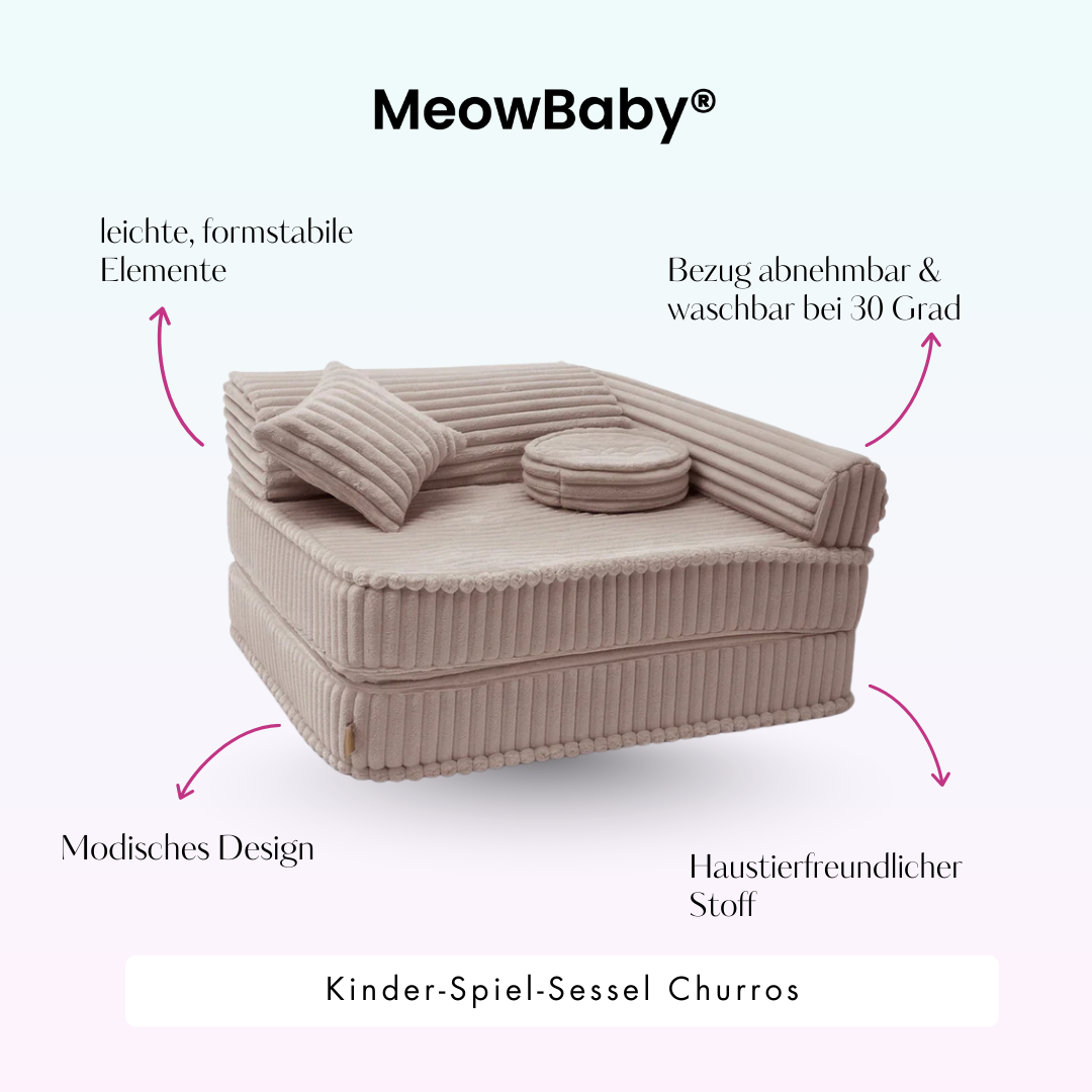 Meowbaby Kinder-Spiel-Sessel Churros