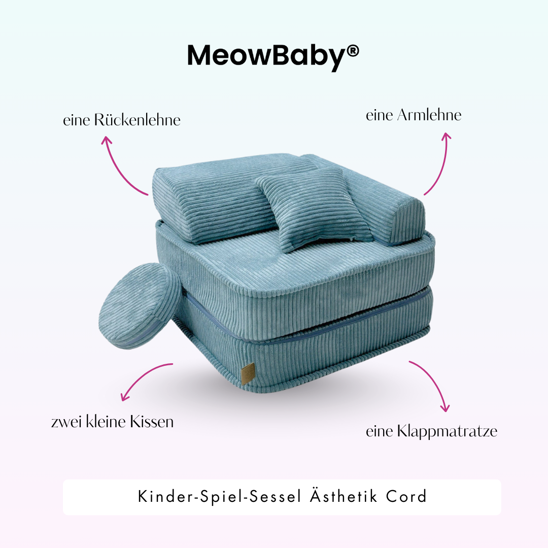 Meowbaby Kinder-Spiel-Sessel Ästhetik