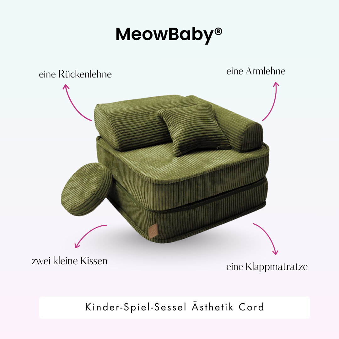 Meowbaby Kinder-Spiel-Sessel Ästhetik