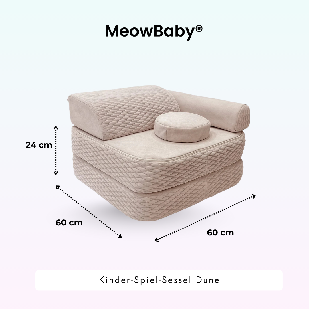 Meowbaby Kinder-Spiel-Sessel Dune
