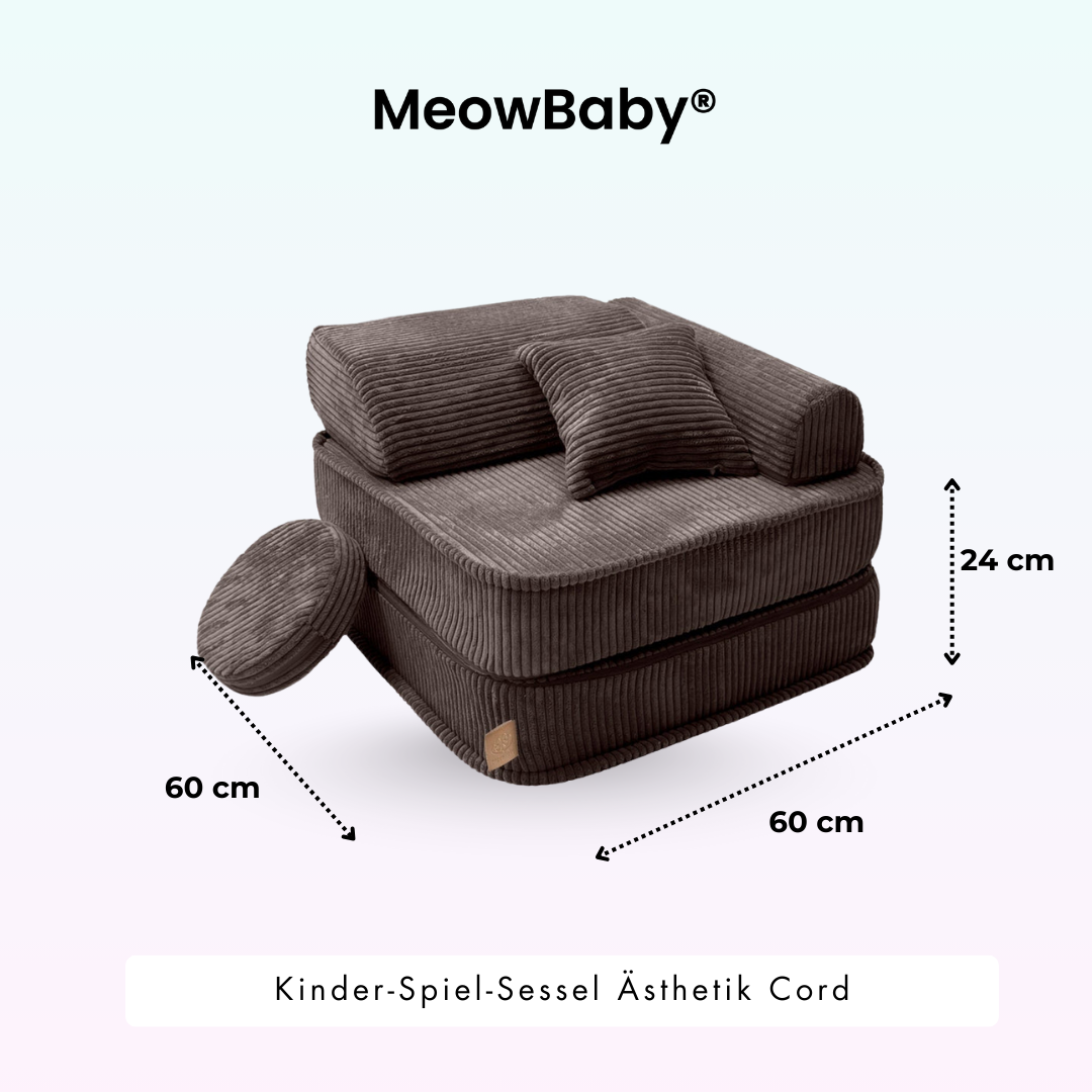 Meowbaby Kinder-Spiel-Sessel Ästhetik