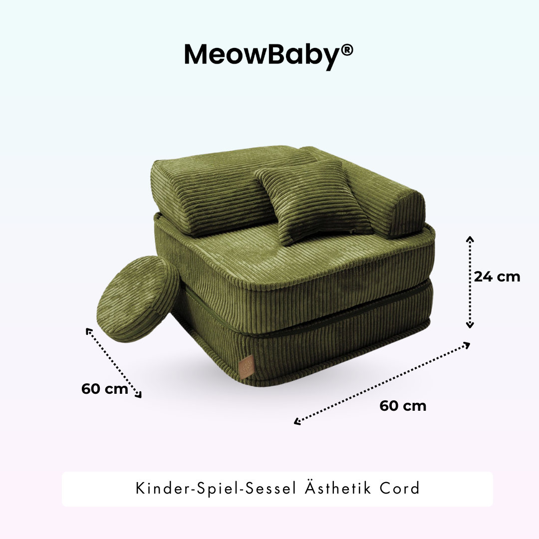 Meowbaby Kinder-Spiel-Sessel Ästhetik