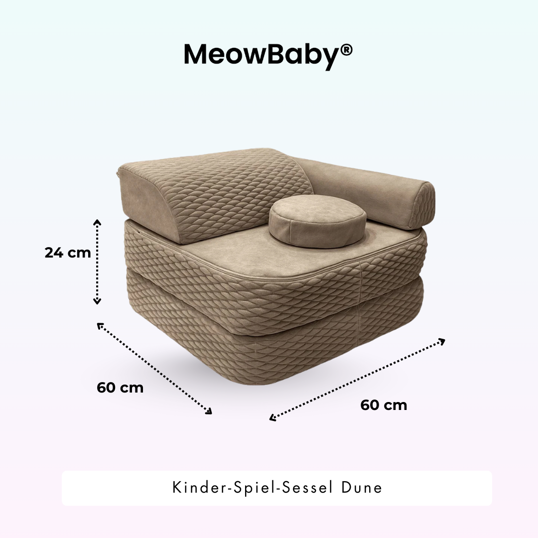 Meowbaby Kinder-Spiel-Sessel Dune