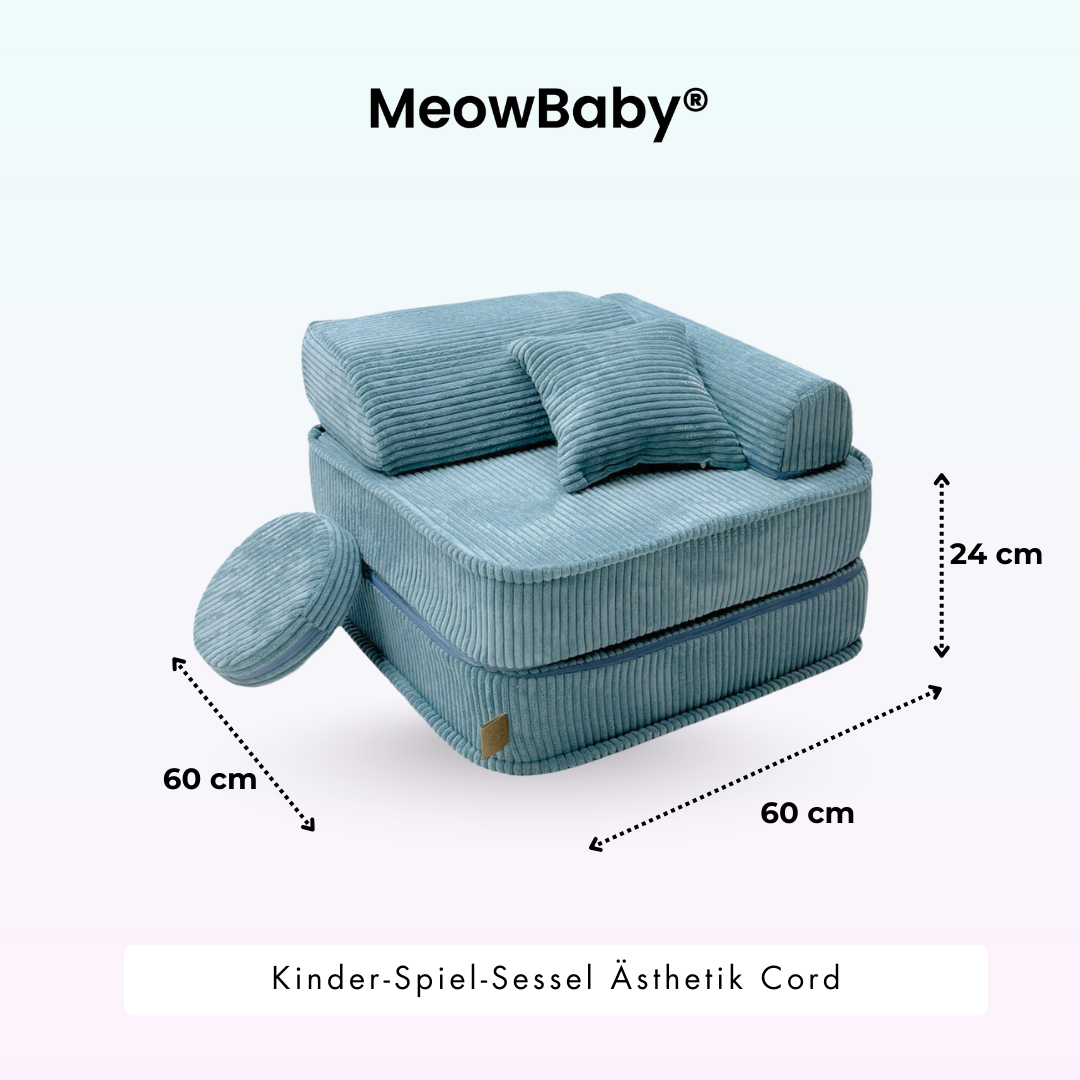 Meowbaby Kinder-Spiel-Sessel Ästhetik