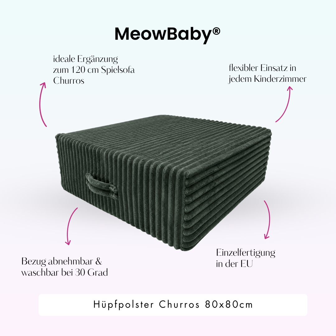 MeowBaby Hüpfpolster Churros - 60x60cm