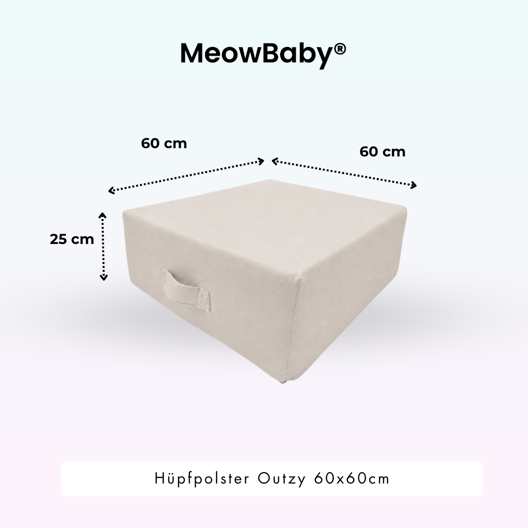 MeowBaby Hüpfpolster Outzy - 60x60 cm