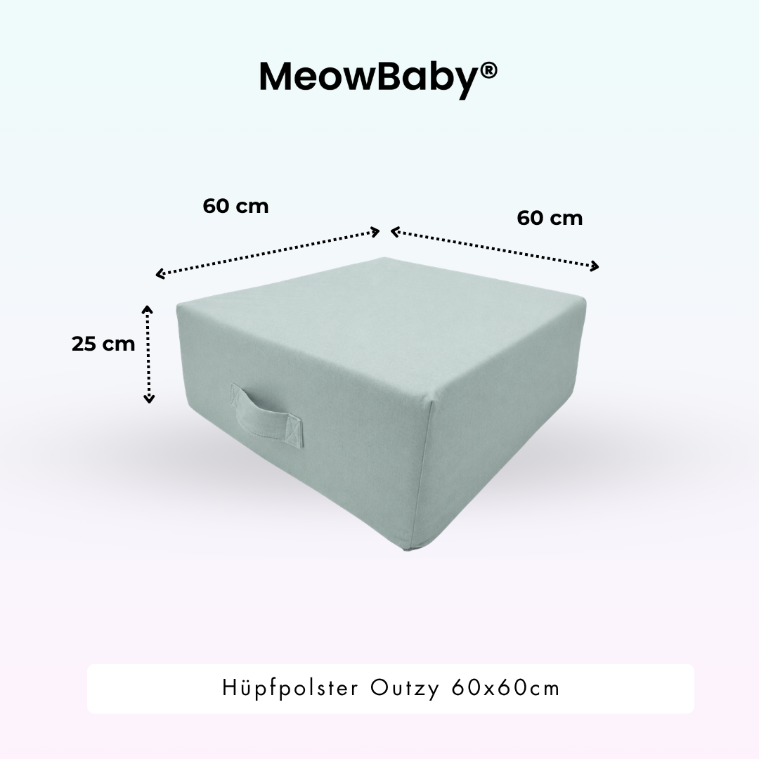 MeowBaby Hüpfpolster Outzy - 60x60 cm