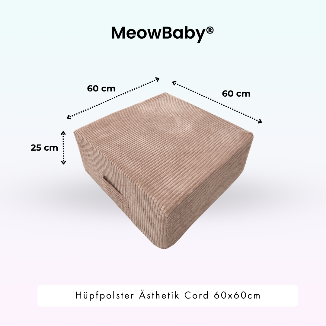 MeowBaby Hüpfpolster Ästhetik - 60x60cm